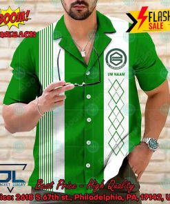 FC Groningen Multicolor Personalized Name Hawaiian Shirt