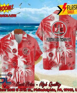Fleetwood Town FC Coconut Tree Hawaiian Shirt