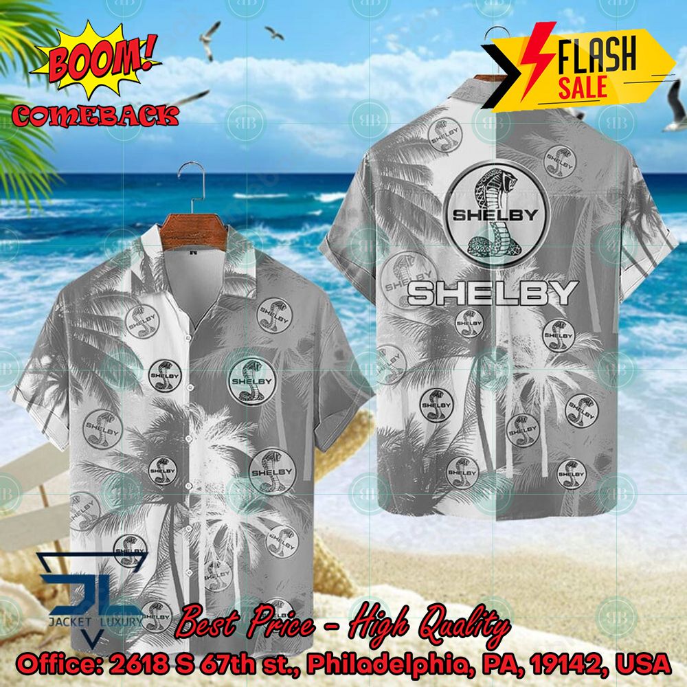 Ford Shelby Coconut Tree Hawaiian Shirt