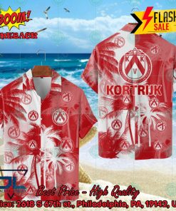 KV Kortrijk Coconut Tree Hawaiian Shirt