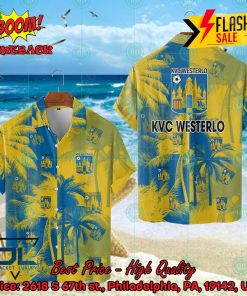 KVC Westerlo Coconut Tree Hawaiian Shirt