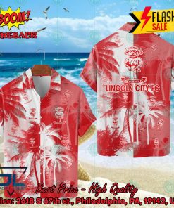 Lincoln City FC Coconut Tree Hawaiian Shirt