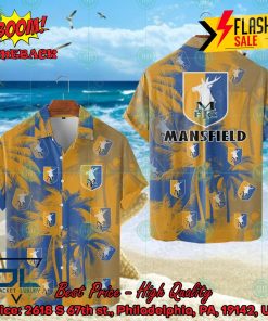 Mansfield Town FC Coconut Tree Hawaiian Shirt
