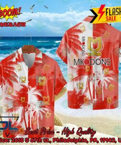 Milton Keynes Dons FC Coconut Tree Hawaiian Shirt