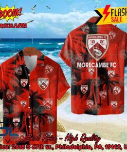 Morecambe FC Coconut Tree Hawaiian Shirt
