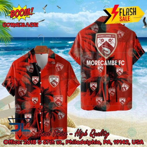 Morecambe FC Coconut Tree Hawaiian Shirt