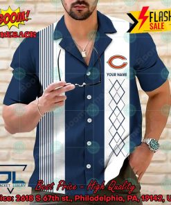 NFL Chicago Bears Multicolor Personalized Name Hawaiian Shirt