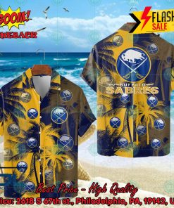 NHL Buffalo Sabres Coconut Tree Hawaiian Shirt