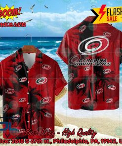 NHL Carolina Hurricanes Coconut Tree Hawaiian Shirt