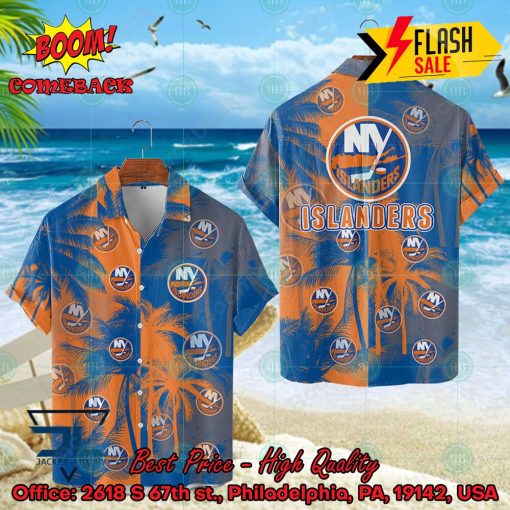 NHL New York Islanders Coconut Tree Hawaiian Shirt