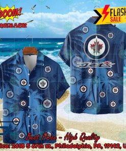 NHL Winnipeg Jets Coconut Tree Hawaiian Shirt