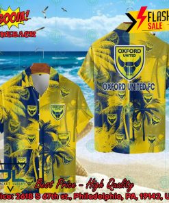 Oxford United FC Coconut Tree Hawaiian Shirt