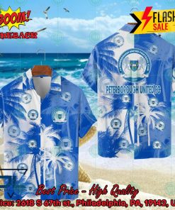 Peterborough United FC Coconut Tree Hawaiian Shirt