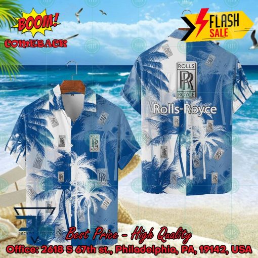 Rolls Royce Coconut Tree Hawaiian Shirt