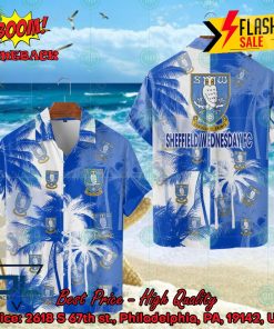 Sheffield Wednesday FC Coconut Tree Hawaiian Shirt