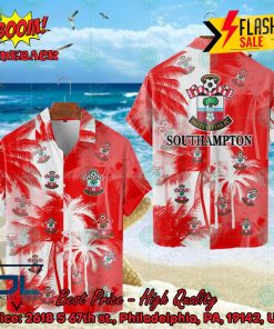 Southampton FC Coconut Tree Hawaiian Shirt