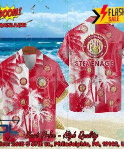 Stevenage FC Coconut Tree Hawaiian Shirt