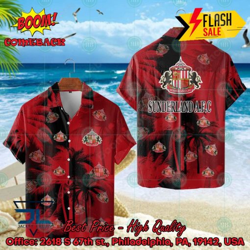 Sunderland AFC Coconut Tree Hawaiian Shirt