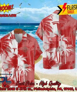 Tesla Coconut Tree Hawaiian Shirt