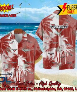 Victory Motorcycles Coconut Tree Hawaiian Shirt