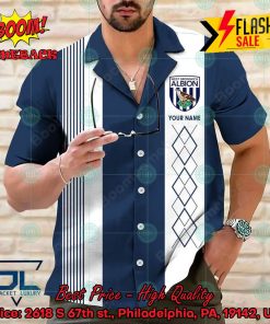West Bromwich Albion FC Multicolor Personalized Name Hawaiian Shirt