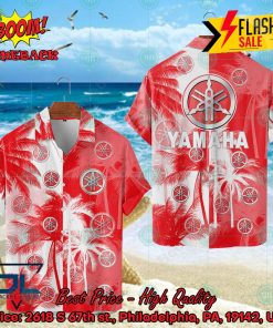 Yamaha Coconut Tree Hawaiian Shirt