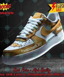 Chevrolet Personalized Name Custom Nike Air Force Sneakers