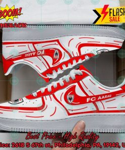 FC Aarau Hot Trend 2024 Custom Nike Air Force Sneakers