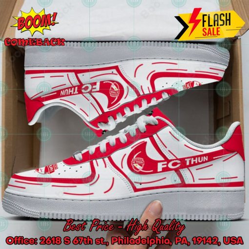 FC Thun Hot Trend 2024 Custom Nike Air Force Sneakers