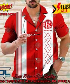 Fortuna Dusseldorf Multicolor Personalized Name Hawaiian Shirt