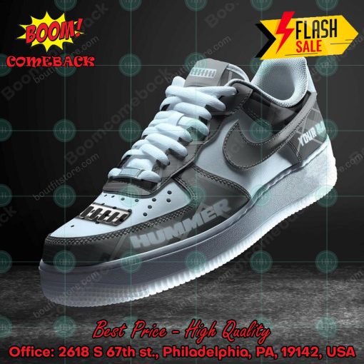 Hummer Personalized Name Custom Nike Air Force Sneakers