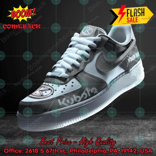 Kubota Personalized Name Custom Nike Air Force Sneakers