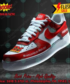 Minneapolis-Moline Personalized Name Custom Nike Air Force Sneakers