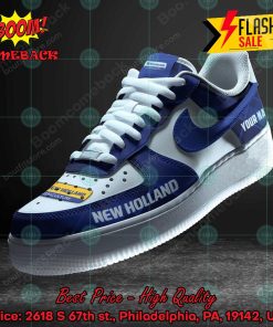 New Holland Agriculture Personalized Name Custom Nike Air Force Sneakers