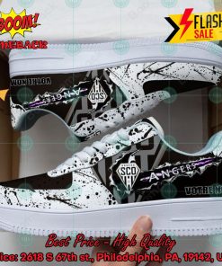 Personalized Name Angers SCO Trending 2024 Custom Nike Air Force Sneakers