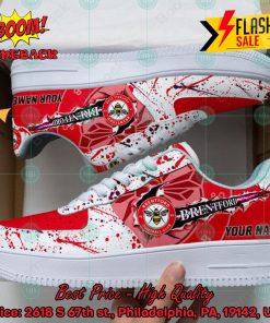 Personalized Name Brentford FC Trending 2024 Custom Nike Air Force Sneakers