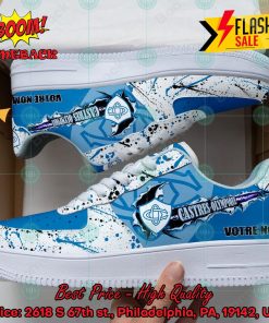 Personalized Name Castres Olympique Trending 2024 Custom Nike Air Force Sneakers