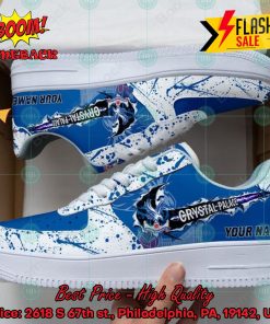 Personalized Name Crystal Palace FC Trending 2024 Custom Nike Air Force Sneakers