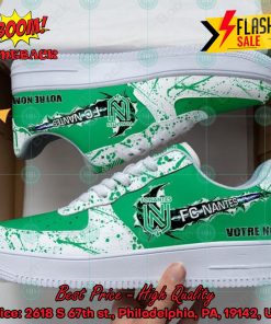 Personalized Name FC Nantes Trending 2024 Custom Nike Air Force Sneakers