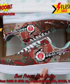 Personalized Name FC St. Pauli Trending 2024 Custom Nike Air Force Sneakers