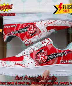 Personalized Name Fortuna Dusseldorf Trending 2024 Custom Nike Air Force Sneakers