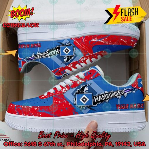 Personalized Name Hamburger SV Trending 2024 Custom Nike Air Force Sneakers