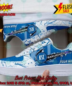 Personalized Name Karlsruher SC Trending 2024 Custom Nike Air Force Sneakers