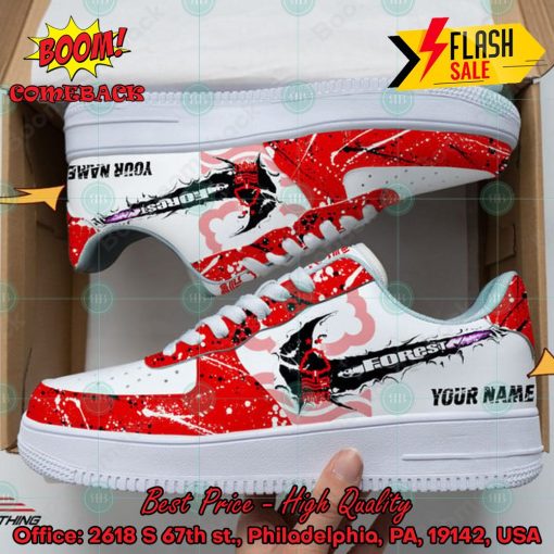 Personalized Name Nottingham Forest FC Trending 2024 Custom Nike Air Force Sneakers