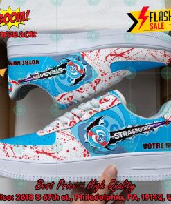 Personalized Name RC Strasbourg Alsace Trending 2024 Custom Nike Air Force Sneakers