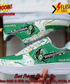 Personalized Name SV Werder Bremen Trending 2024 Custom Nike Air Force Sneakers