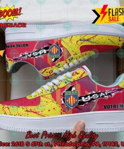 Personalized Name USA Perpignan Trending 2024 Custom Nike Air Force Sneakers