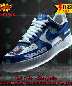 SAAB Personalized Name Custom Nike Air Force Sneakers