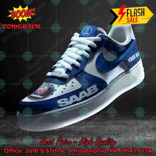 SAAB Personalized Name Custom Nike Air Force Sneakers