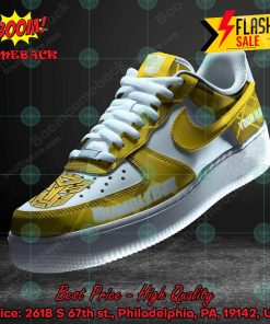 Bumblebee Personalized Name Custom Nike Air Force Sneakers